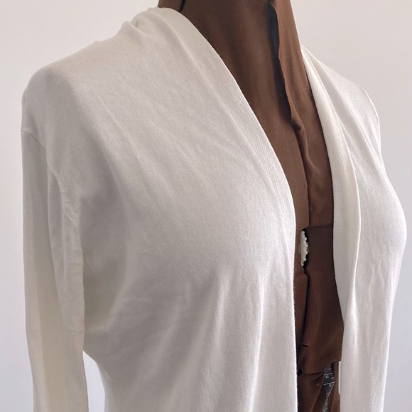 🤍GRACE KARIN🤍Cream long cardigan with pockets! Brand new with tags . Small. - Picture 5 of 13